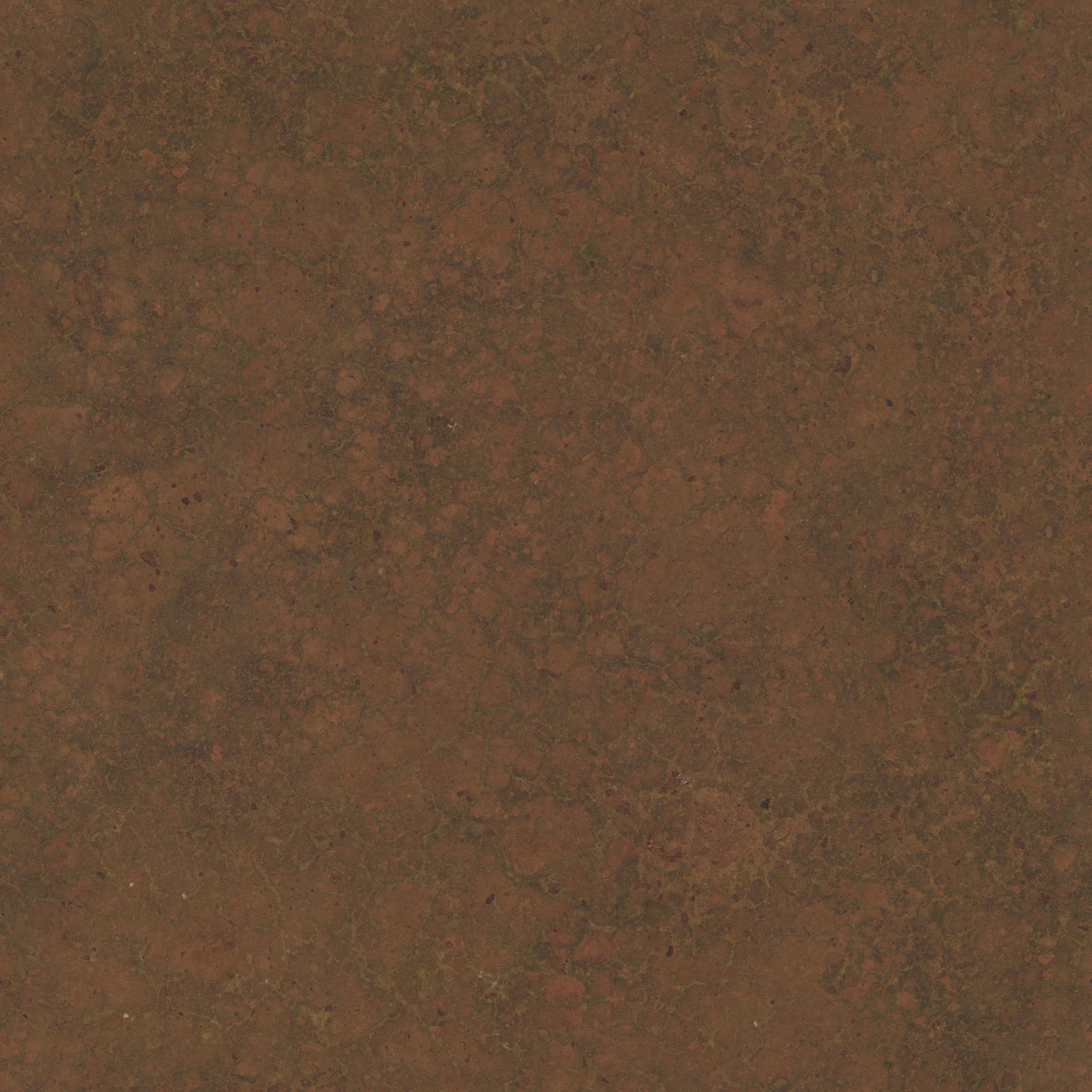 Cracked red earth texture.